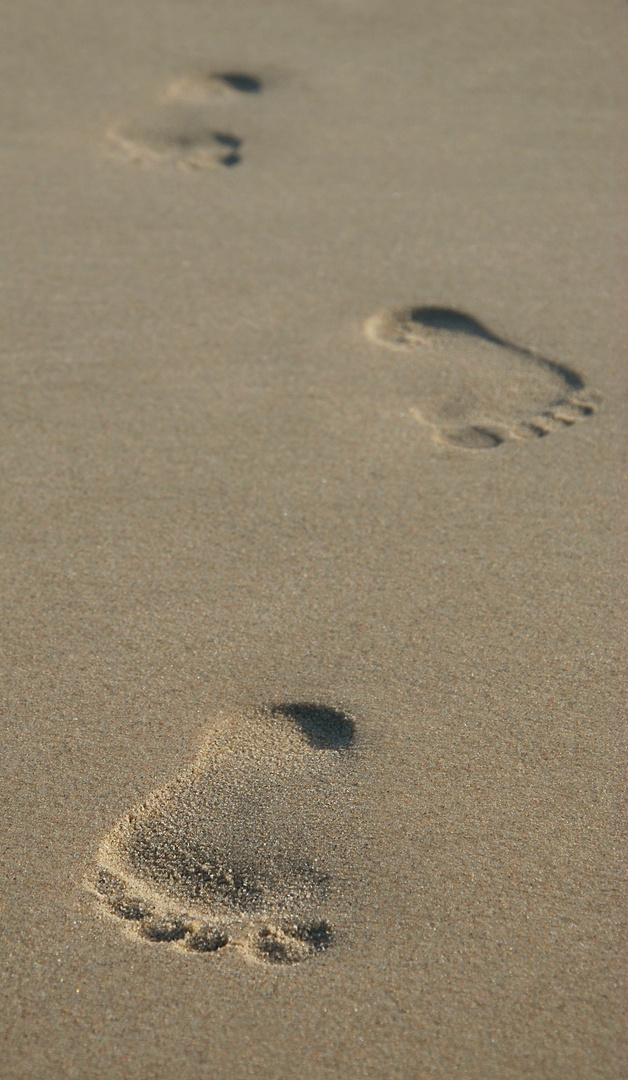 Mein Spaziergang am Strand