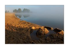 "mein" Strand im Morgenlicht