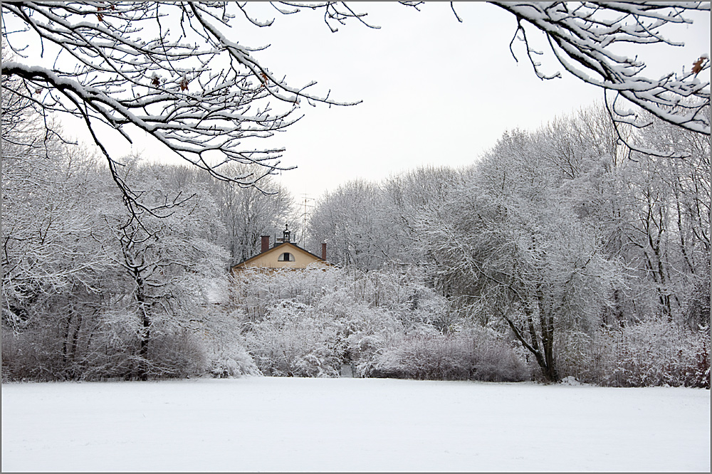 Mein Traumhaus im Winter