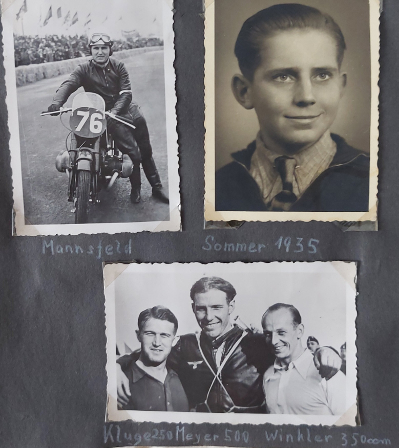 mein Vater als Rennsportfotograf 1935