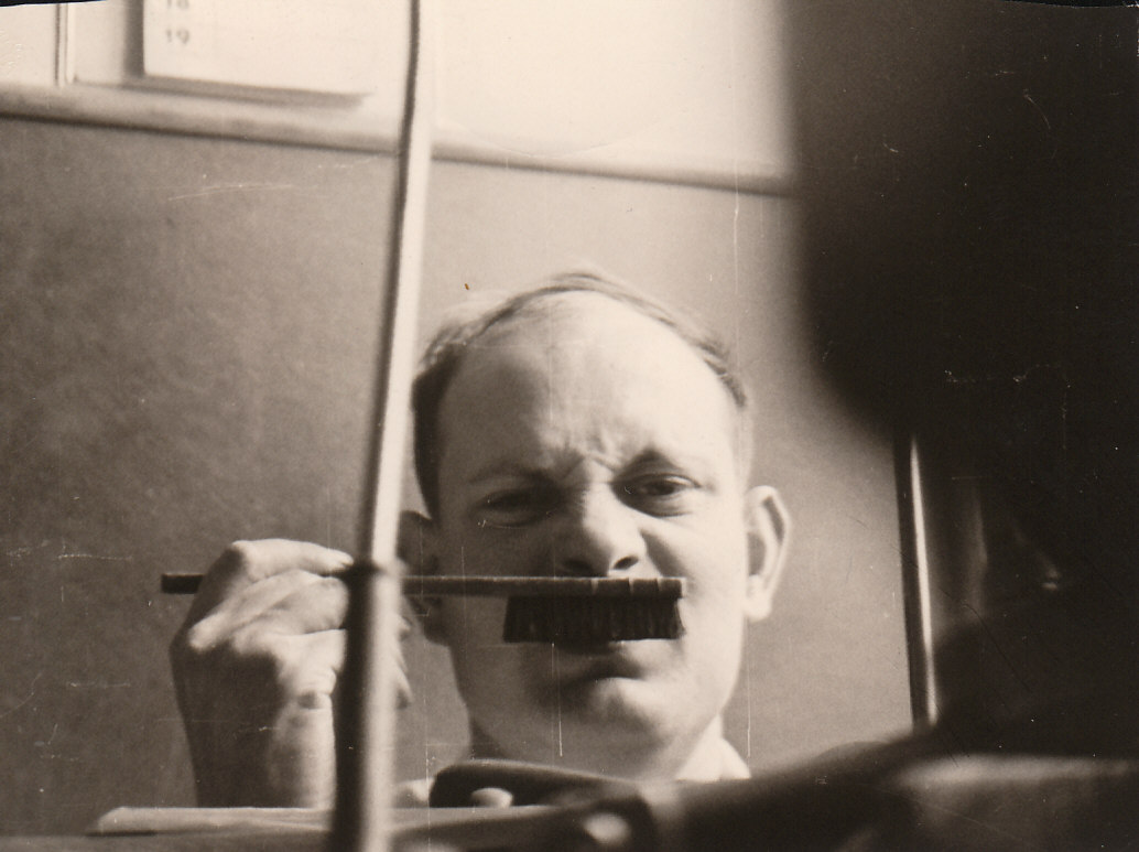 Mein Vater und Hitler 1960 - ein Selfi ohne Smartphone