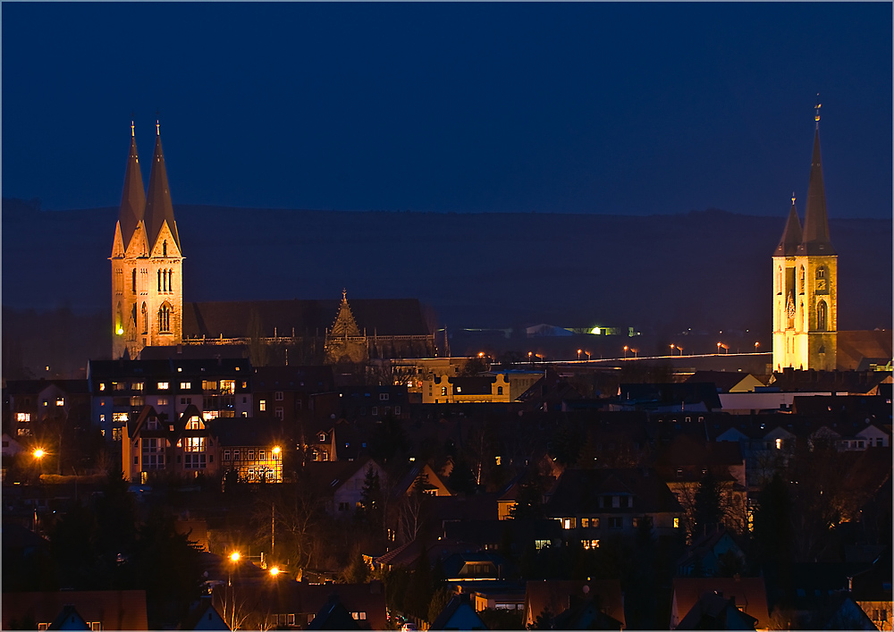 Mein Versuch Dom und Martinikirche auf ein Bild zu bekommen