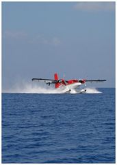 "mein" Wassertaxi beim Abflug