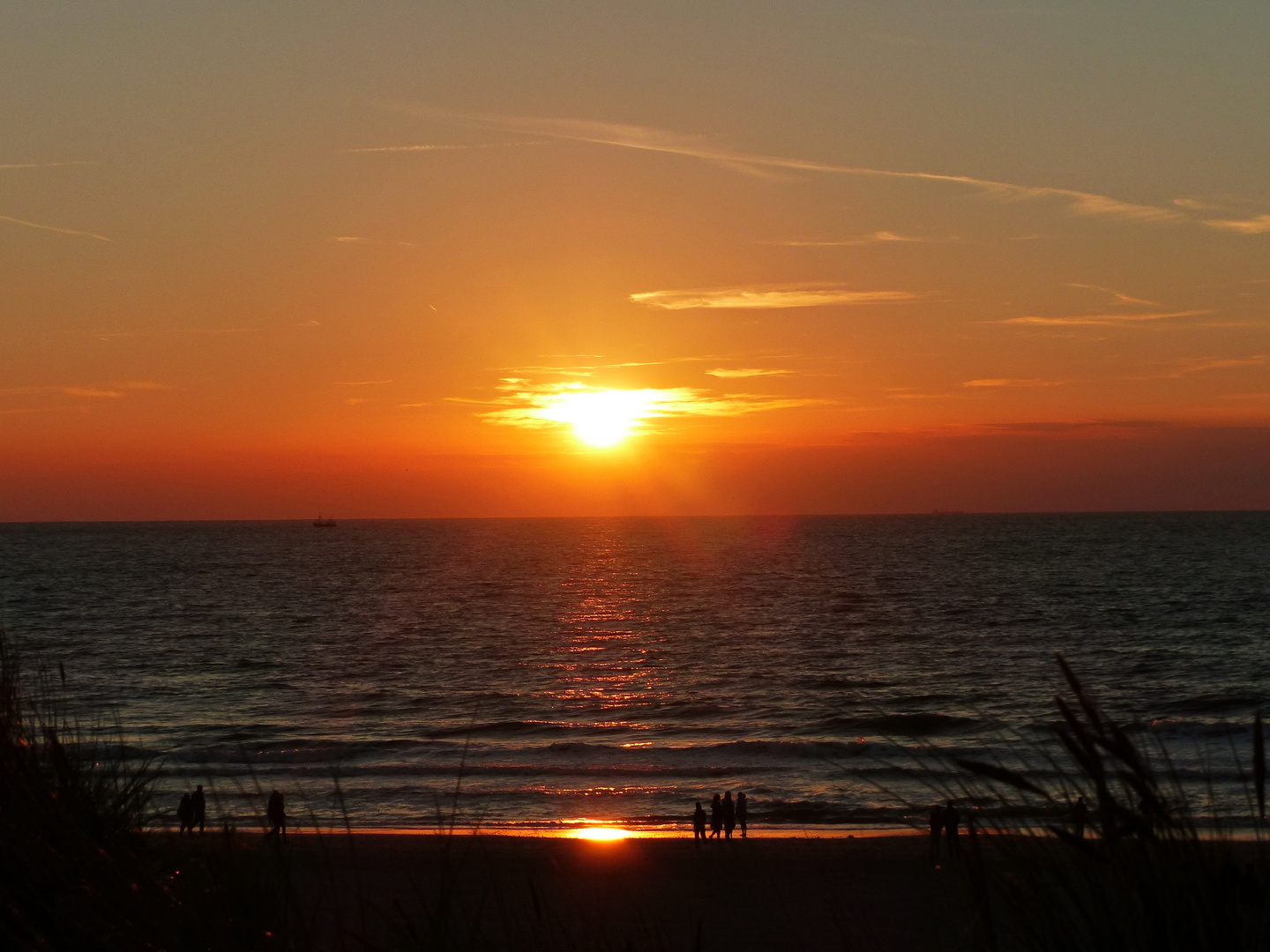 Mein Wunsch ging in Erfüllung mit dem Sonnenuntergang 