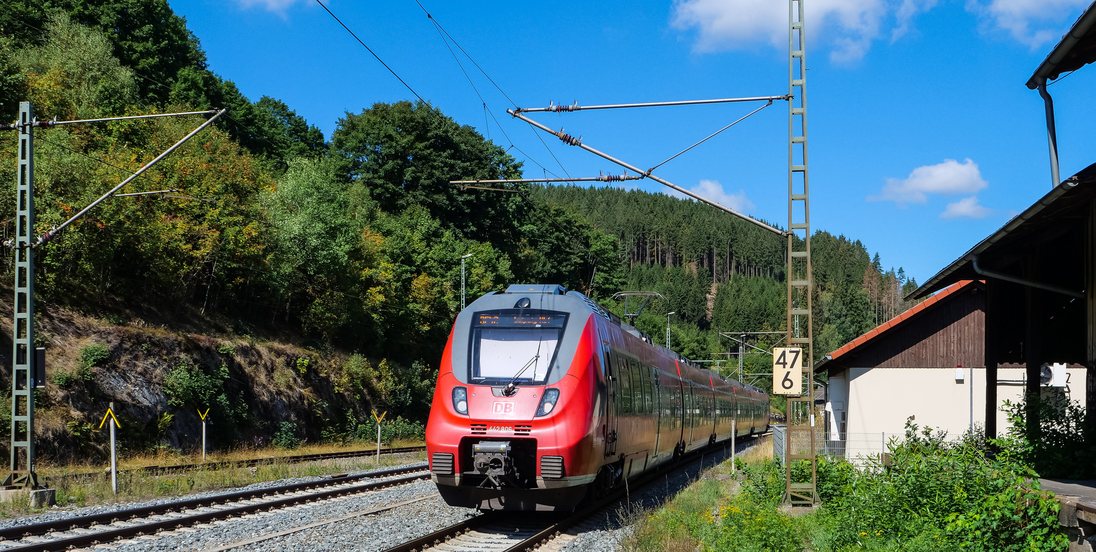 Mein Zug ab Nürnberg ...