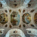 Mein"Blick nach oben" in der Kirche Eglise Saint-Maurice (Ebermunster)