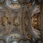 Mein"Blick nach oben" in der Klosterkirche St. Mariä Himmelfahrt (Fürstenfeldbruck)