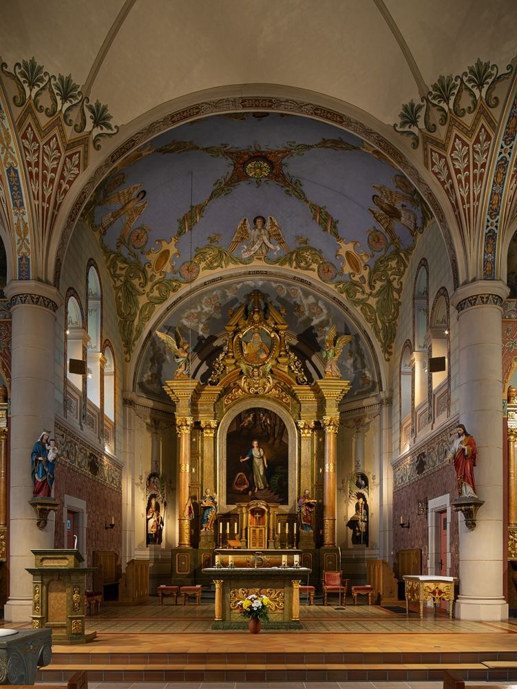 Mein"Blick zum Chor" in der Kirche St. Margareta in Hohenwepel