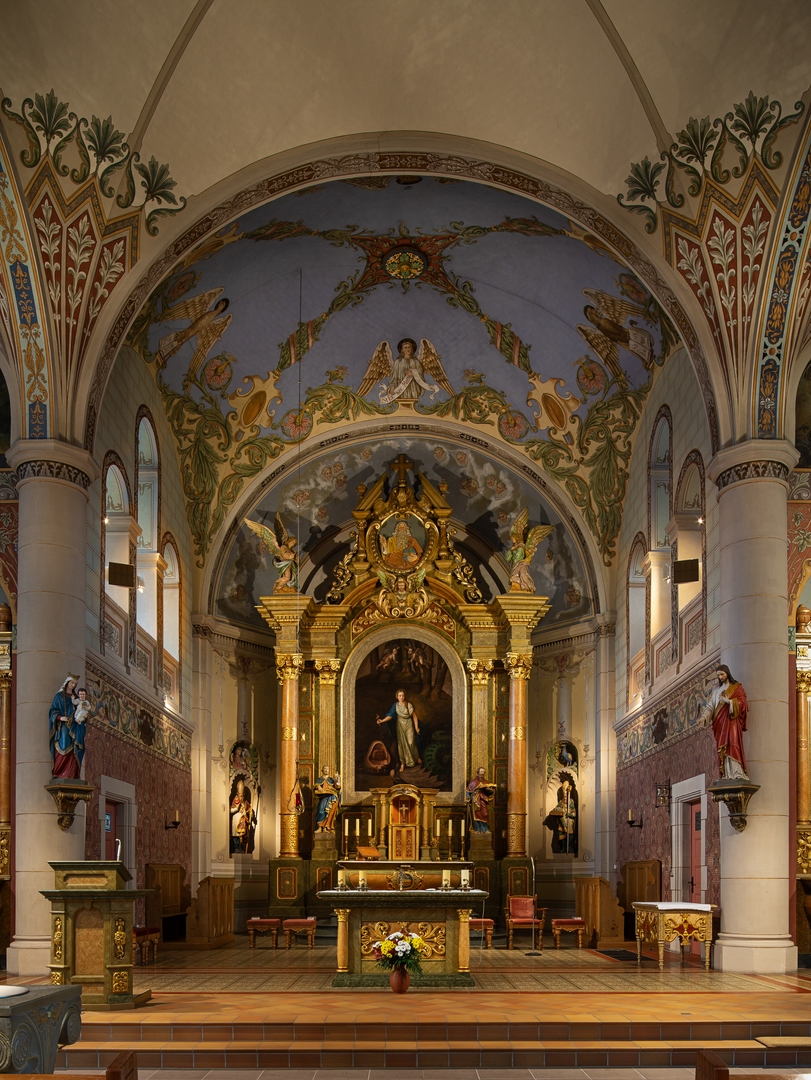 Mein"Blick zum Chor" in der Kirche St. Margareta in Hohenwepel