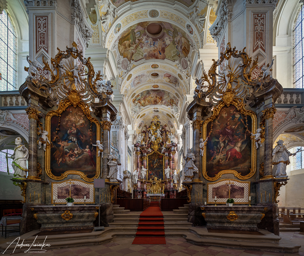 Mein"Blick zum Chor" in der Klosterkirche Schöntal