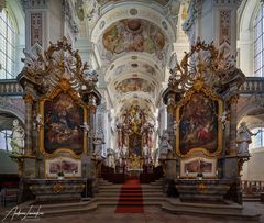 Mein"Blick zum Chor" in der Klosterkirche Schöntal