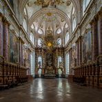 Mein"Blick zum Chor" in der Klosterkirche St. Mariä Himmelfahrt (Fürstenfeldbruck)