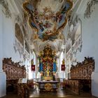 Mein"Blick zum Chor" in der Wallfahrtskirche St.Michael (Violau)