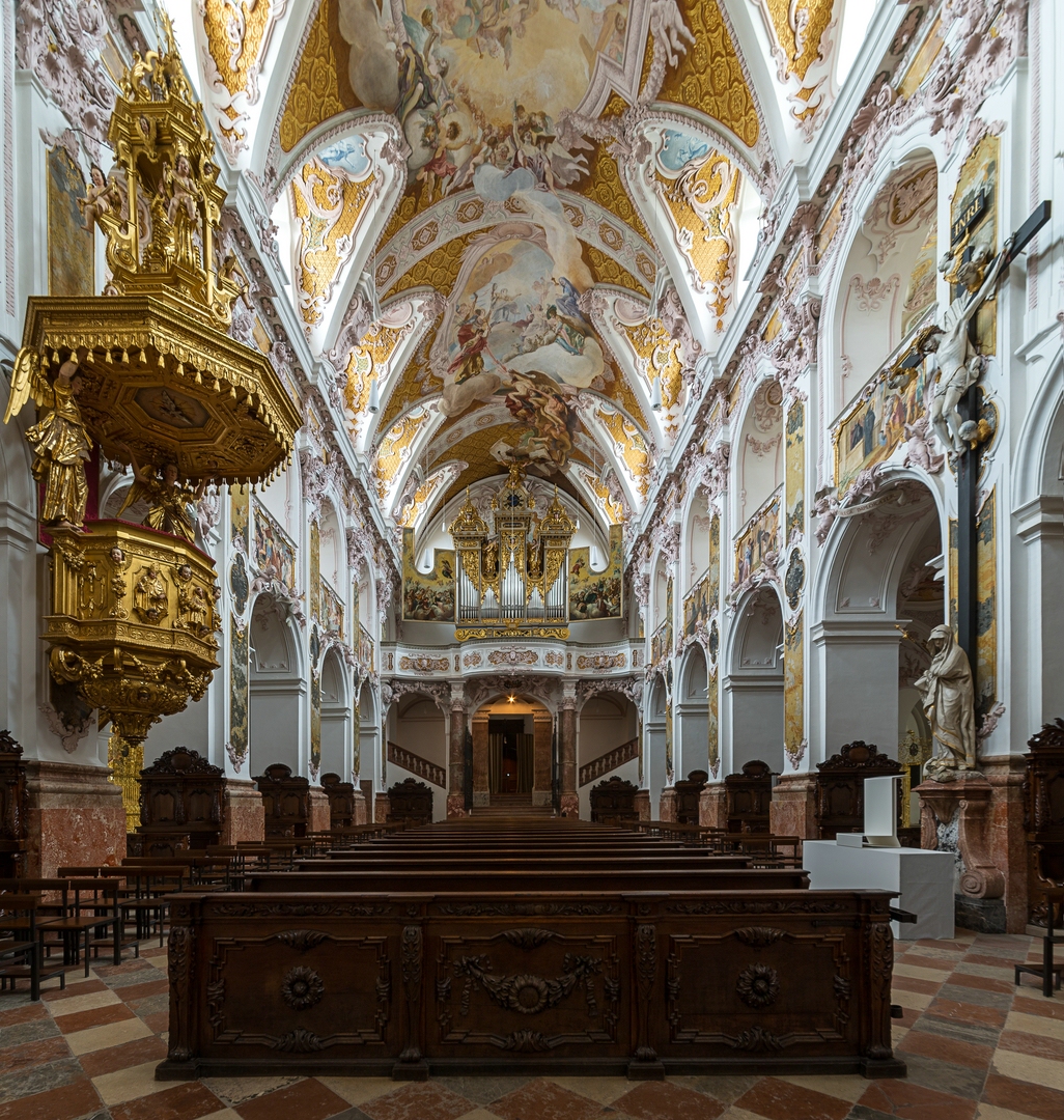 Mein"Blick zur Orgel" im Freisinger Dom