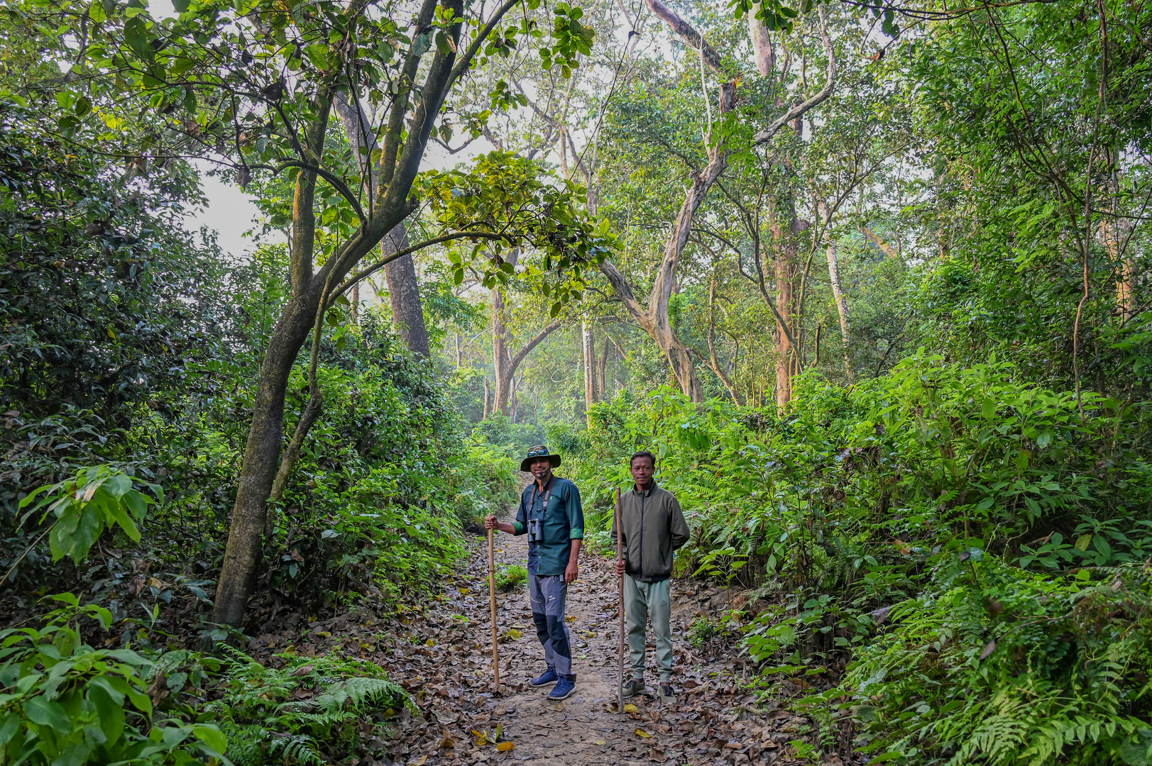 Meine 2 Begleiter im Chitwan Nat. Park