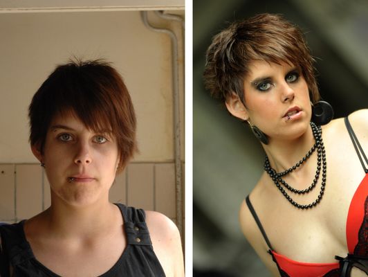 Meine Arbeiten als Visagistin! Portrait voher nacher 3