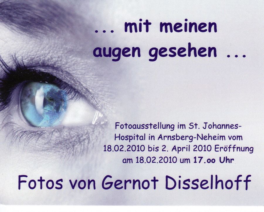 Meine Ausstellung vom 18.02.2010 bis15.06..2010