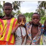 Meine Begleiter in der Roça Ribeira Peixe - São Tomé e Príncipe