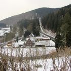 Meine Biker Kurve im Harz im Winter