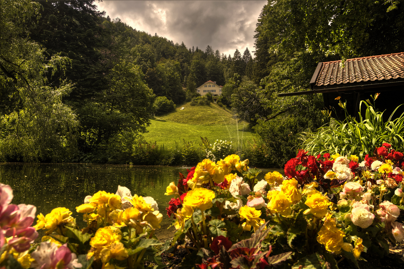 meine Blumen, mein Garten, meine Villa