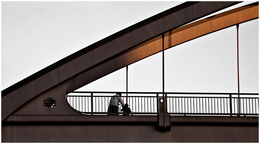 Meine Brücke im Abendlicht :-)