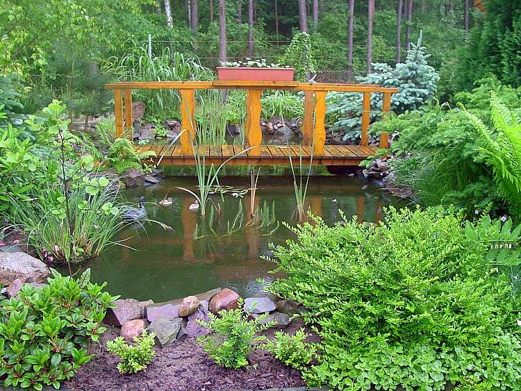 Meine Brücke im Garten