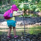 Meine Enkeltochter auf großer Wanderung