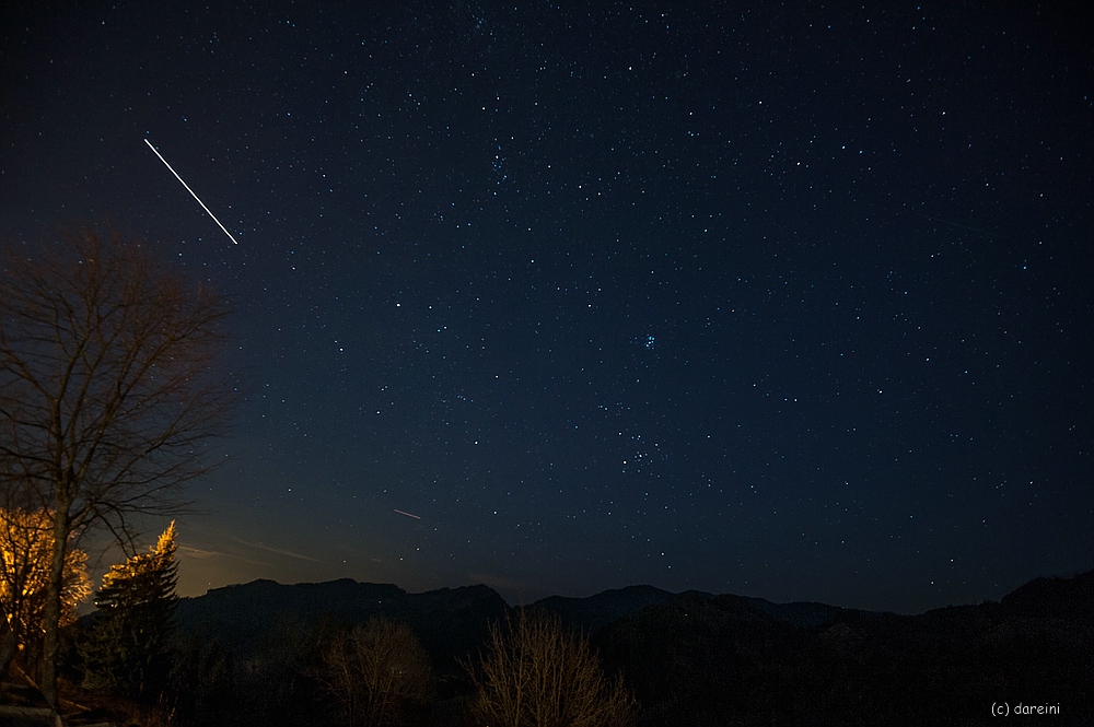 Meine erste Sternschnuppe Foto & Bild astrofotografie, himmel