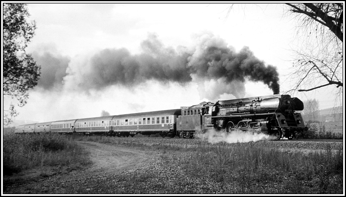 Meine erste Tour mit dem D 402 am 16 Oktober 1979