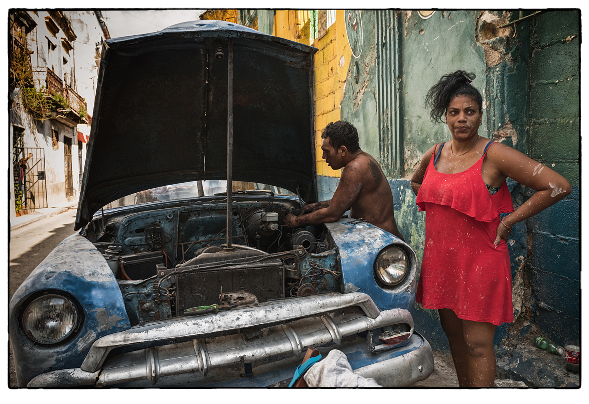 meine Fotografie mit dem Titel ES CUBA (La Habana 2018) wird zur Zeit in Santa Cruz de la Sierra...