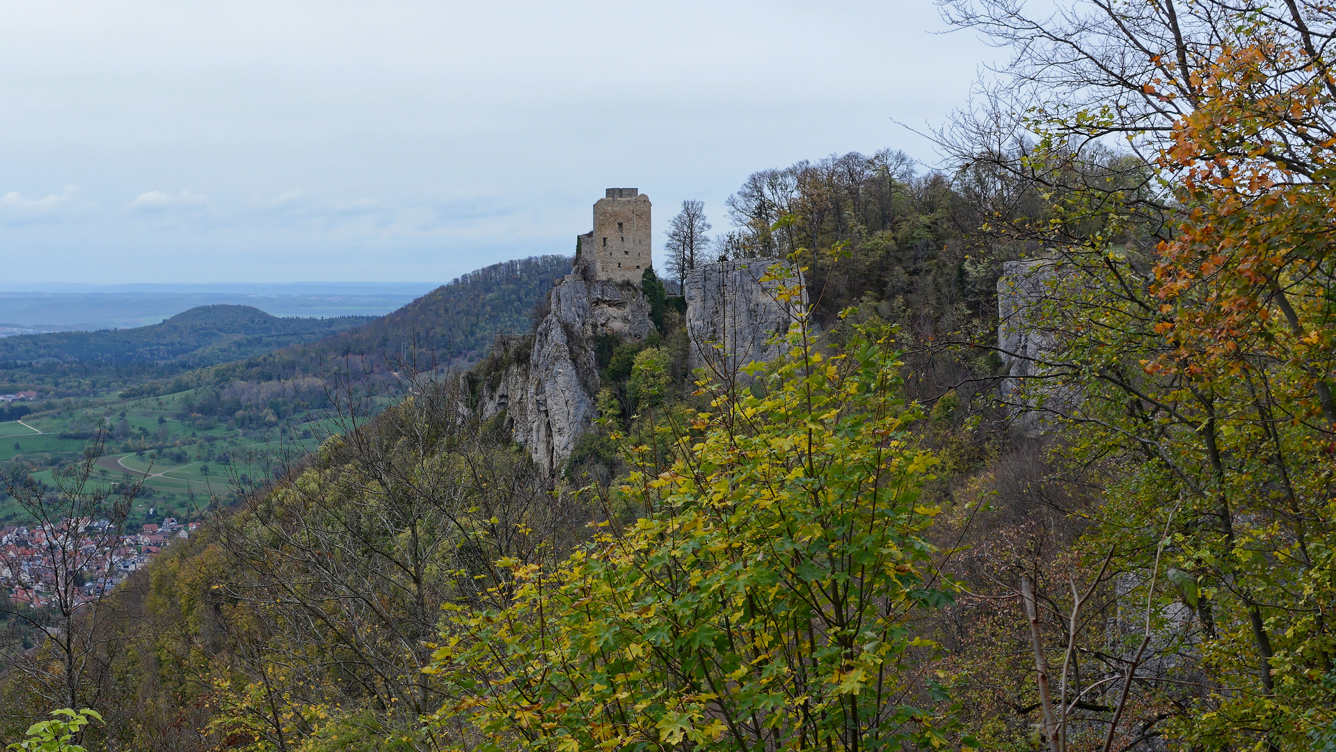 Meine Hausburg im Herbst