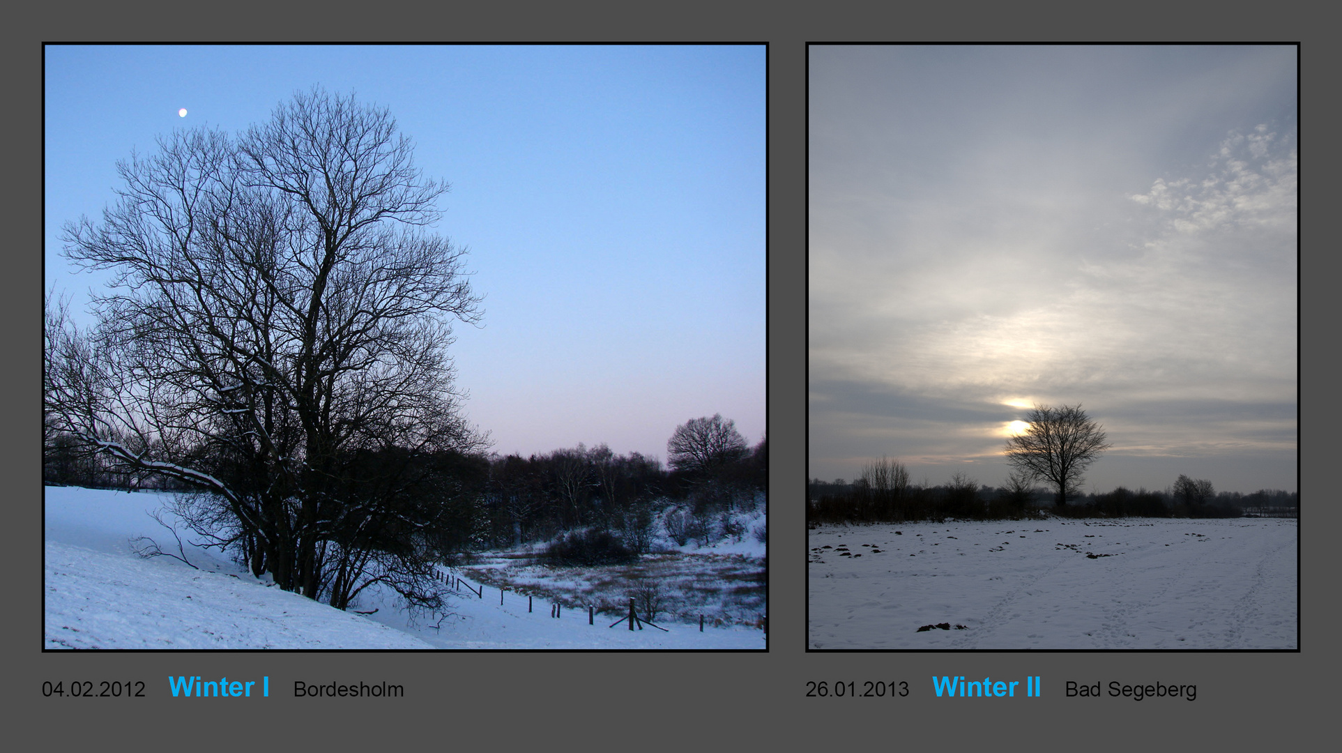 Meine Heimat - Winter Collage