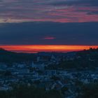 Meine Heimatstadt Arnsberg in der Abenddämmerung