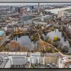 Meine Heimatstadt Düsseldorf. Kaiserteich und Schwanenspiegel.