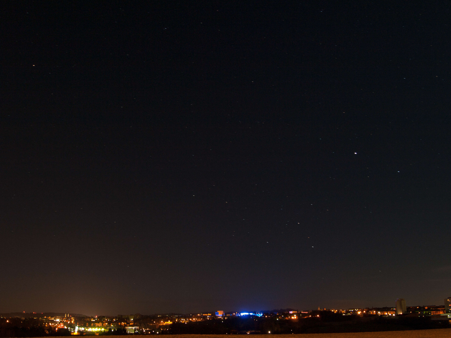 Meine Heimatstadt in der Nacht