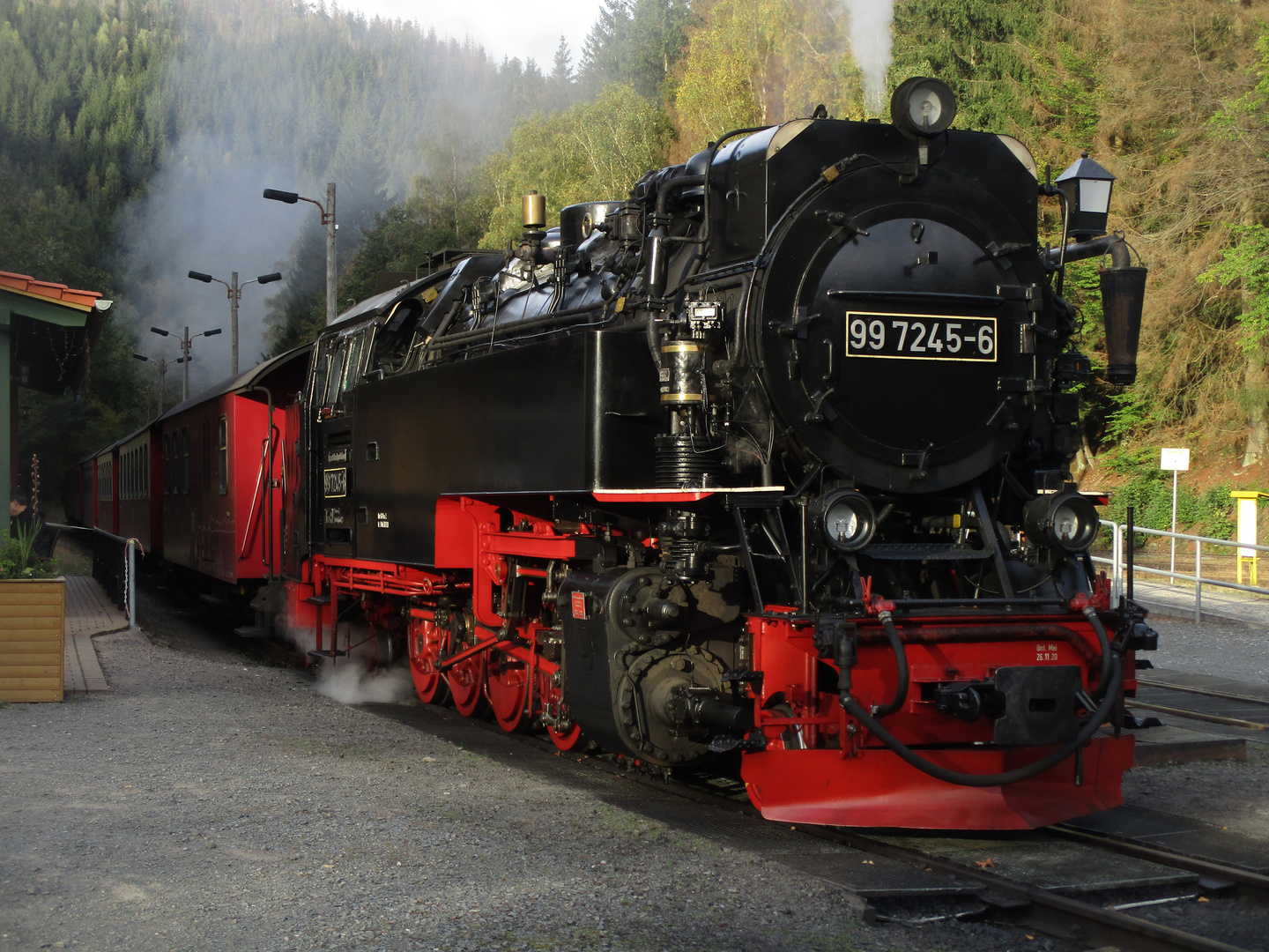 Meine HSB Lieblingsdampflok in Eisfelder Talmühle 2.