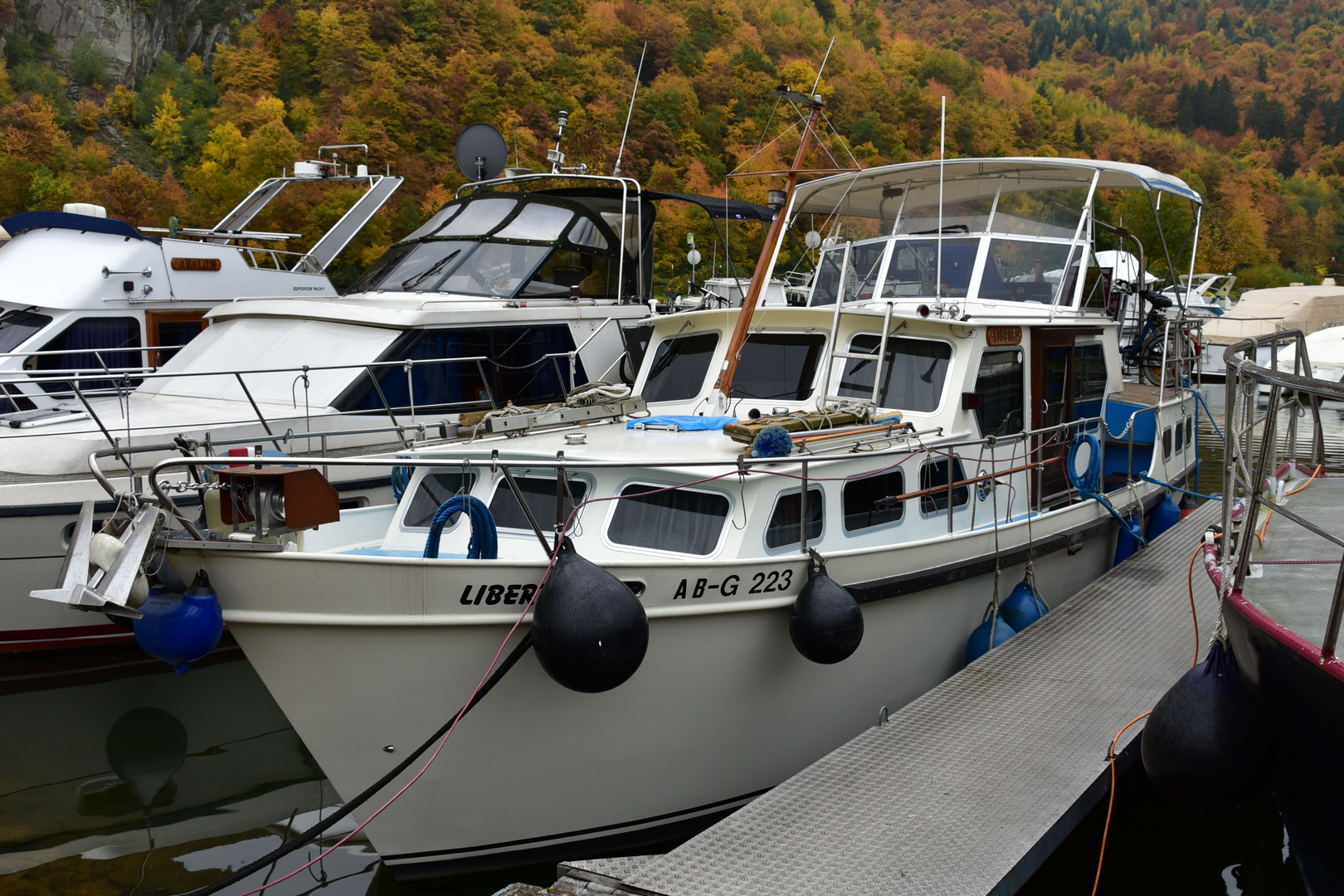 Meine Liberty im Hafen Pölich/Mosel