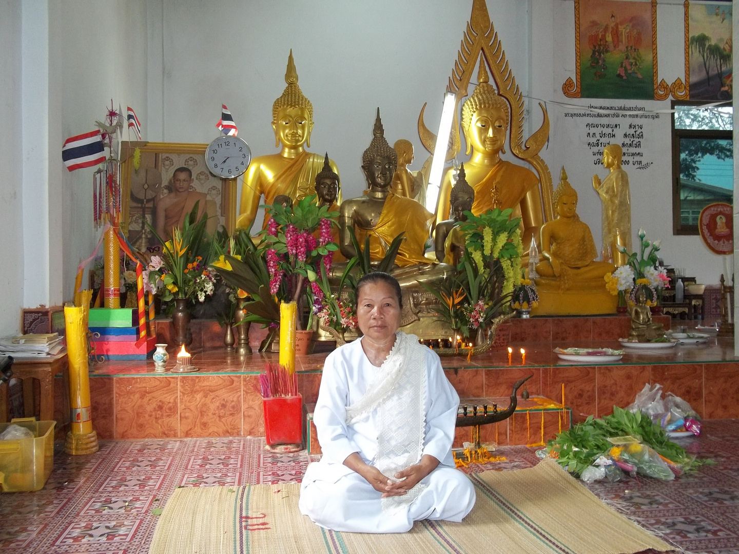 Meine liebe Schwiegermutter im Tempel