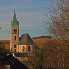 Meine Lieblingskirche in Fürstenau im Osterzgebirge ganz weit oben