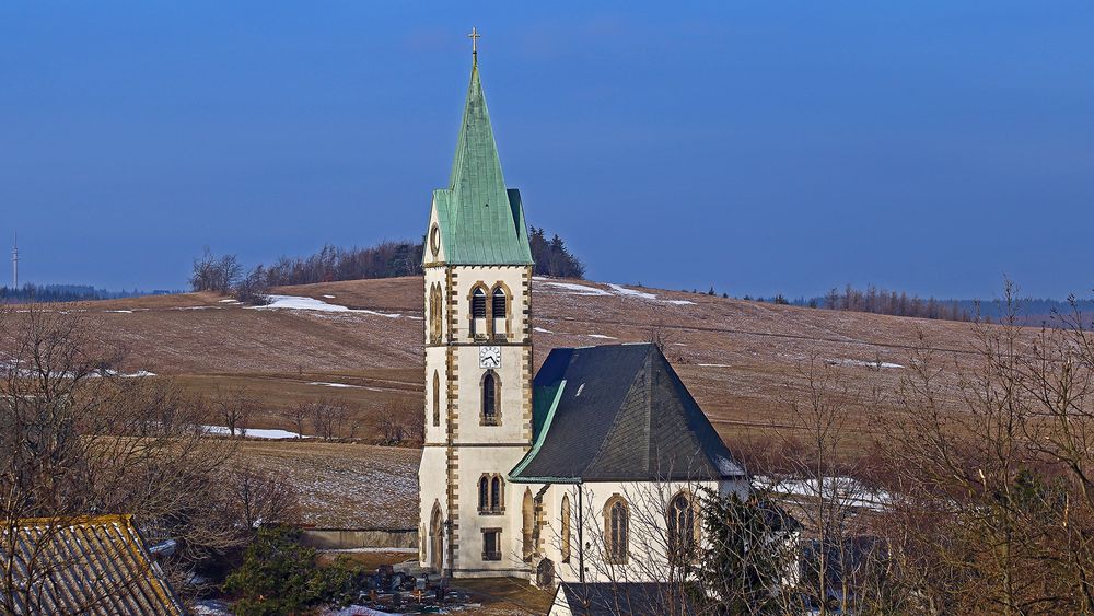 Meine Lieblingskirche in Fürstenau im Osterzgebirge ist nur noch...