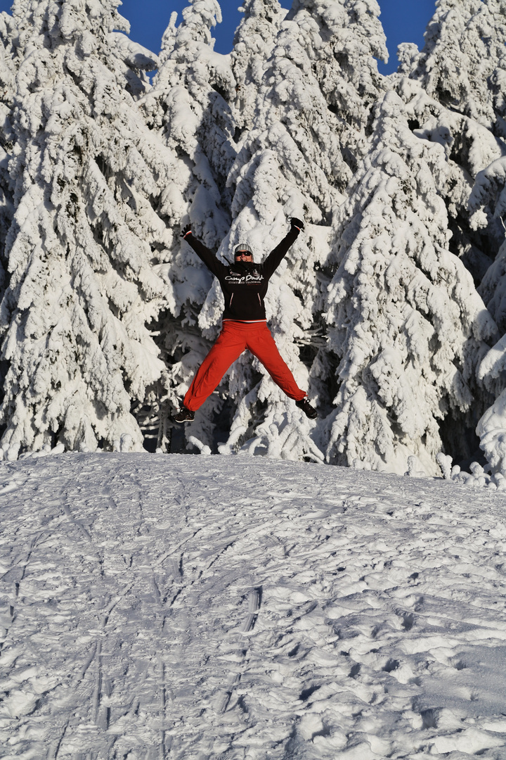 Meine Maus uff'n Fichtelberg...