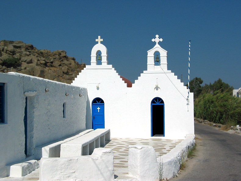 meine meistfotografierteste Kapelle auf Mykonos