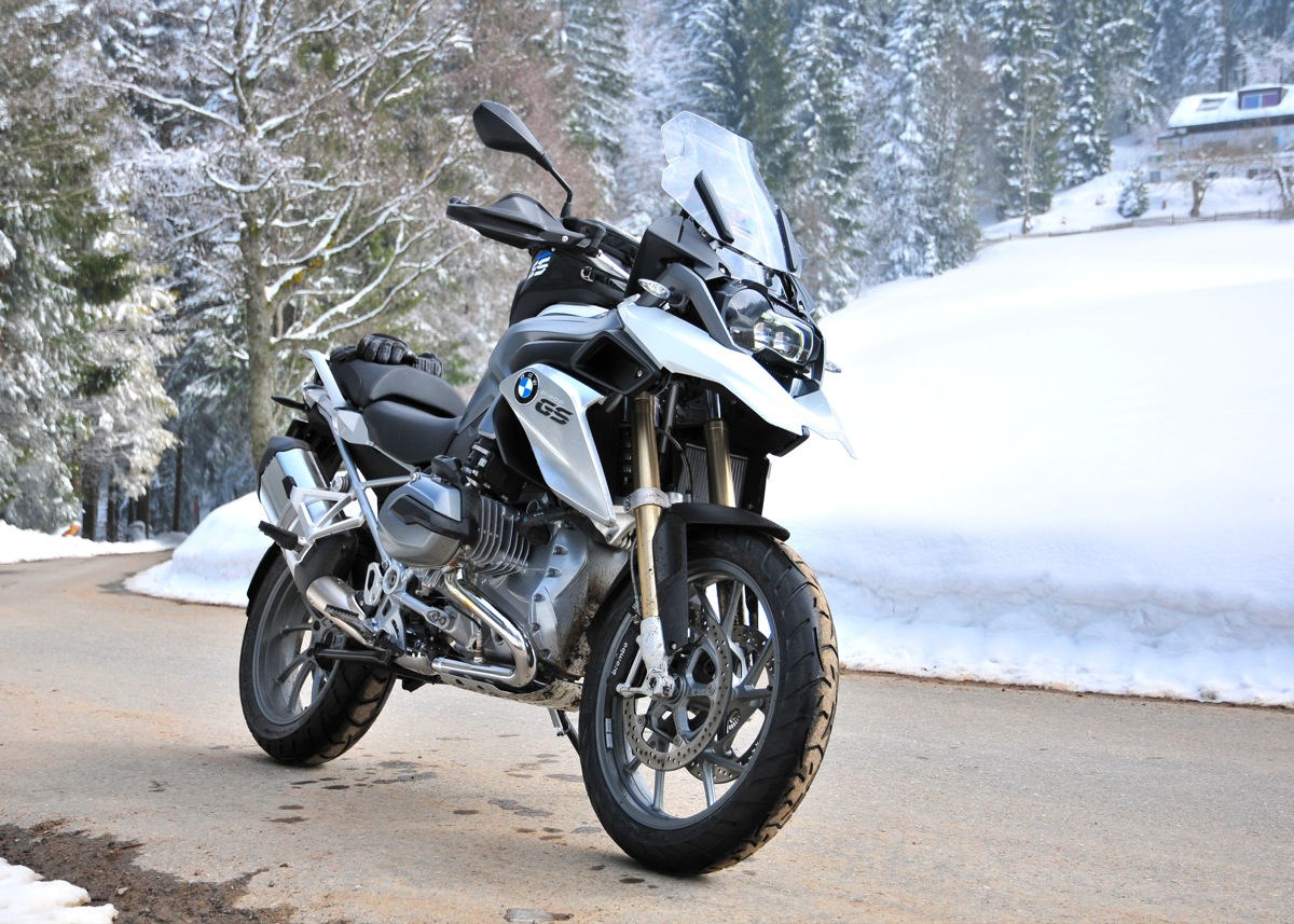 Meine neue GS1200 und schon im Schnee