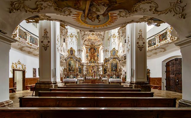 Meine Perspektive in der Klosterkirche Andechs