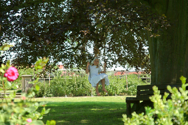 Meine Prinzessin Im Prinzessinnengarten Der Burg Bentheim Foto