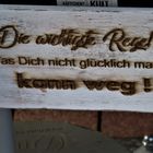 Meine Regel...