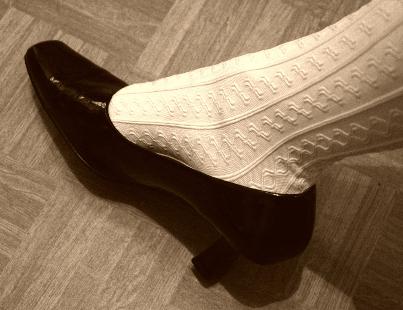 Meine Schuhe mit weiß