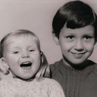 Meine Schwester und ich (ca. 1969)