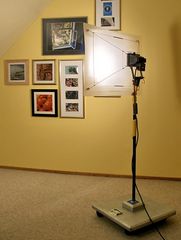 Meine Softbox (150 Watt)