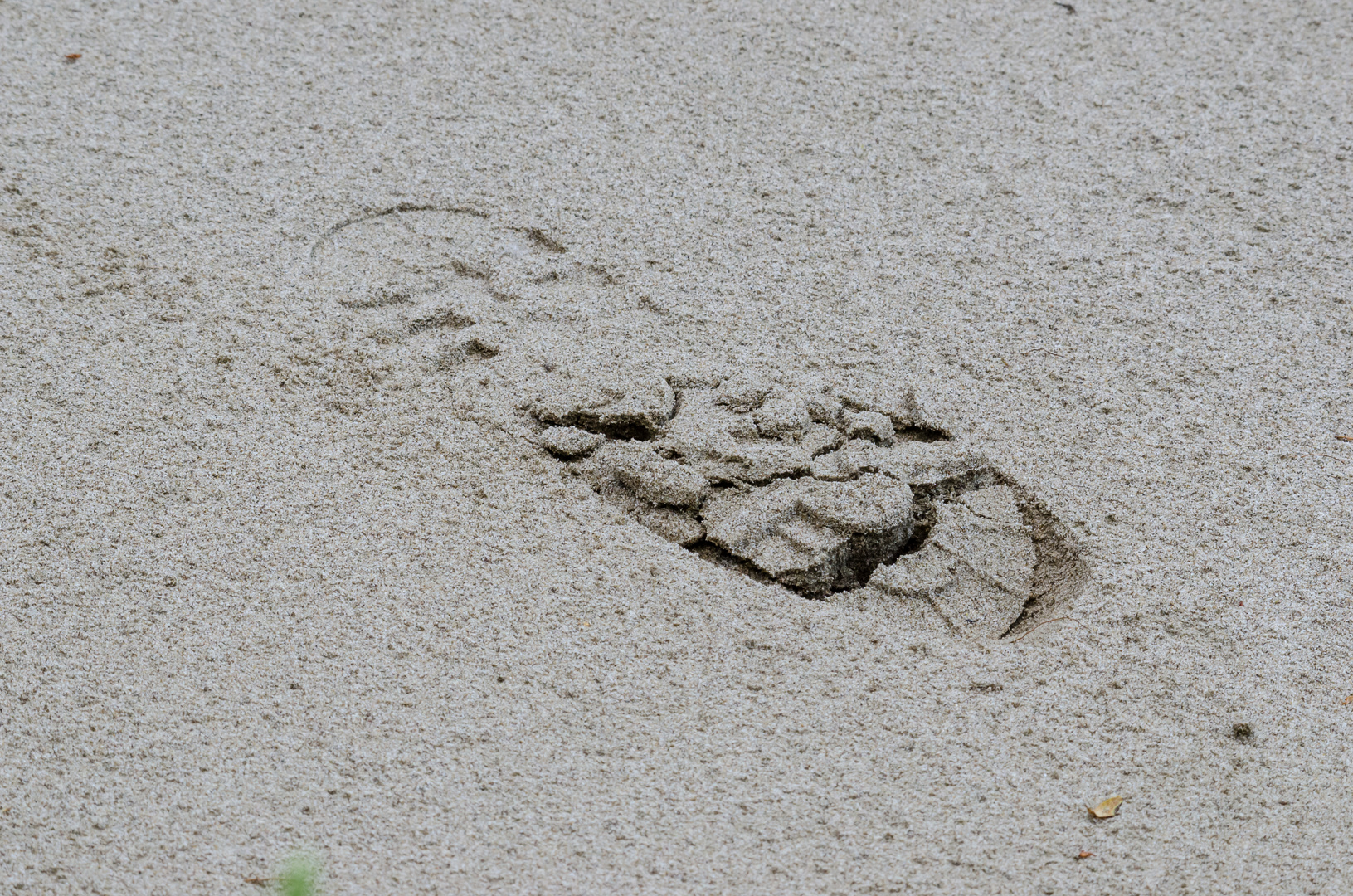 Meine Spur im Sand....